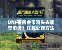 DNF寄售金幣消失去哪里申訴？詳解處理方法與注意事項(xiàng)