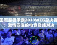 回顧魔獸爭霸2013WCG總決賽：激情四溢的電競巔峰對決