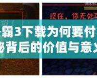 魔獸爭霸3下載為何要付費？揭秘背后的價值與意義