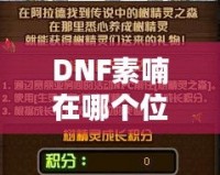 DNF素喃在哪個(gè)位置？探索素喃的隱藏地點(diǎn)與攻略技巧