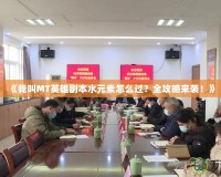 《我叫MT英雄副本水元素怎么過？全攻略來襲！》