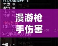 漫游槍手傷害高嗎？深入分析《游戲名字》中的職業(yè)定位與玩法優(yōu)勢