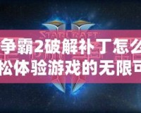 《星際爭霸2破解補丁怎么用：讓你輕松體驗游戲的無限可能》