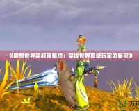 《魔獸世界美服英雄榜：掌握世界頂級(jí)玩家的秘密》