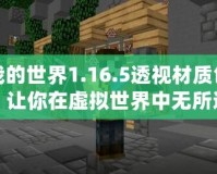 我的世界1.16.5透視材質(zhì)包，讓你在虛擬世界中無所遁形