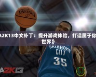 《NBA2K13中文補?。禾嵘螒蝮w驗，打造屬于你的籃球世界》