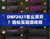 DNF2021怎么雙開？輕松實(shí)現(xiàn)游戲雙倍樂趣，暢享雙人模式！