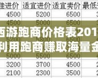 夢幻西游跑商價格表2013：如何利用跑商賺取海量金幣