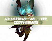 Dota2所有物品一覽表——新手到高手的制勝秘籍