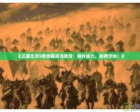 《三國無雙5修改器戰(zhàn)馬修改：提升戰(zhàn)力，馳騁沙場！》