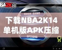 下載NBA2K14單機(jī)版APK壓縮包，暢享極致籃球體驗！