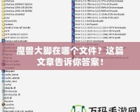 魔獸大腳在哪個(gè)文件？這篇文章告訴你答案！