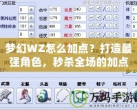 夢(mèng)幻WZ怎么加點(diǎn)？打造最強(qiáng)角色，秒殺全場(chǎng)的加點(diǎn)技巧！