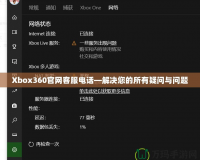 Xbox360官網客服電話—解決您的所有疑問與問題