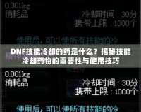 DNF技能冷卻的藥是什么？揭秘技能冷卻藥物的重要性與使用技巧