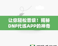 讓你輕松晉級！揭秘DNF代練APP的神奇魅力