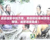 戰(zhàn)狼獨(dú)家中掛方案，助你輕松破解游戲障礙，成就游戲巔峰！