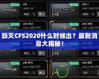 毀滅CFS2020什么時候出？最新消息大揭秘！