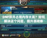 DNF雙開占用內(nèi)存太高？如何解決這個問題，提升游戲體驗！