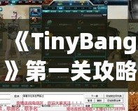 《TinyBang》第一關(guān)攻略：從迷霧中找到線索，開(kāi)啟你的冒險(xiǎn)之旅！