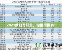 2021夢(mèng)幻號(hào)好貴，你值得擁有！