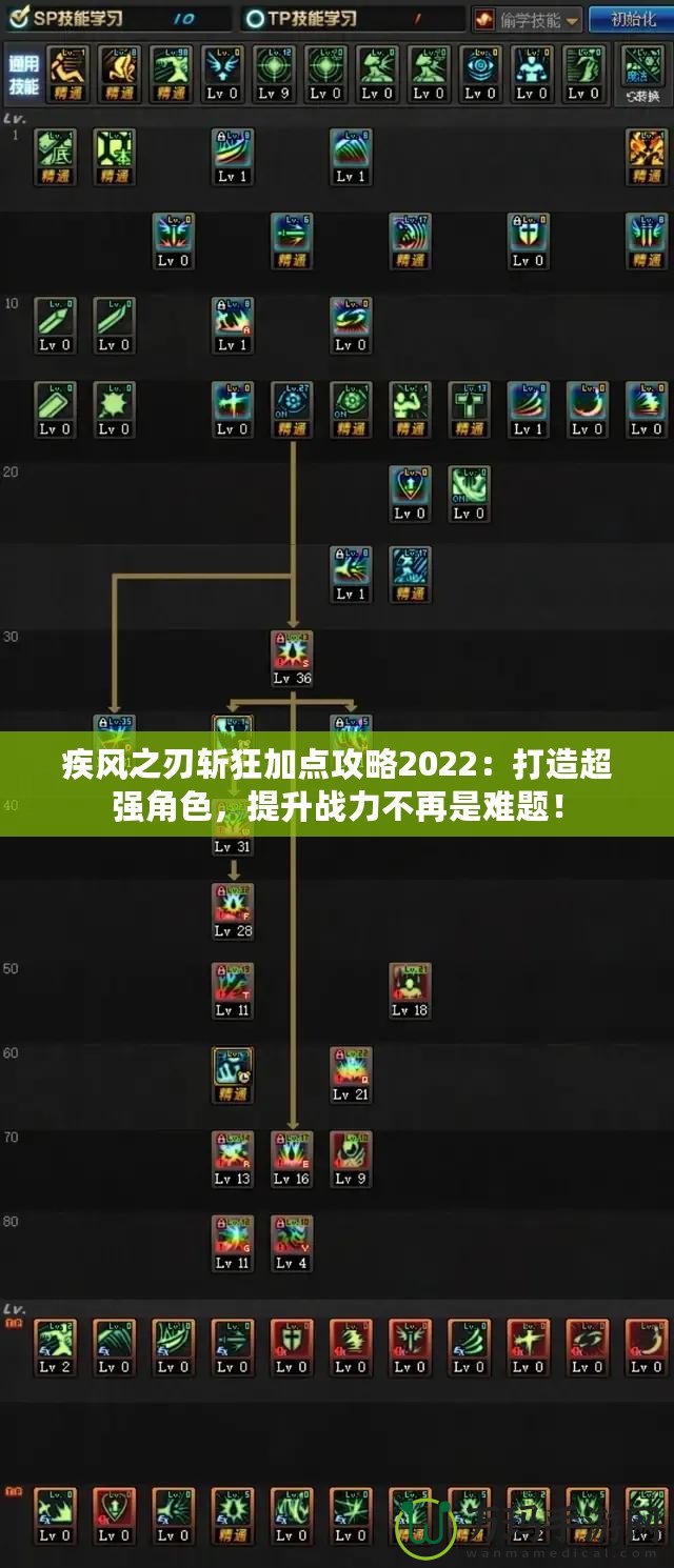 疾風(fēng)之刃斬狂加點(diǎn)攻略2022：打造超強(qiáng)角色，提升戰(zhàn)力不再是難題！