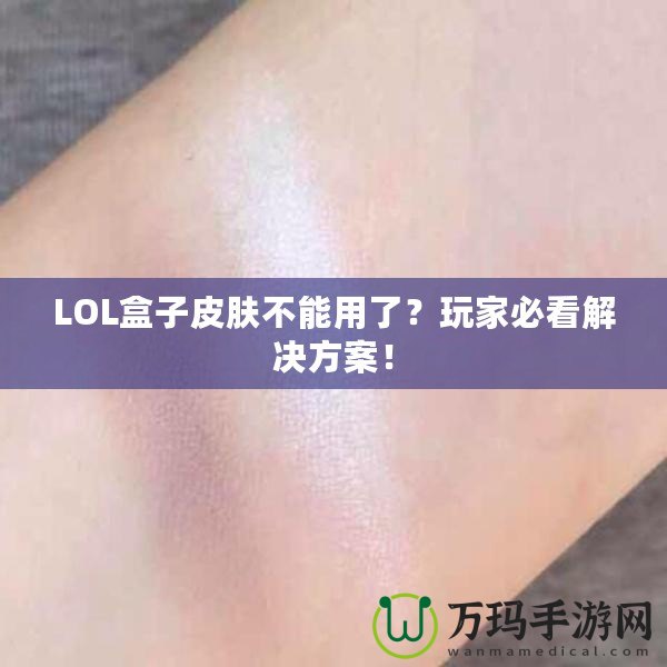 LOL盒子皮膚不能用了？玩家必看解決方案！