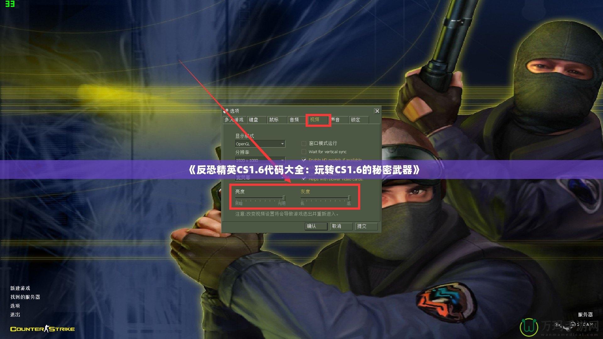 《反恐精英CS1.6代碼大全：玩轉CS1.6的秘密武器》