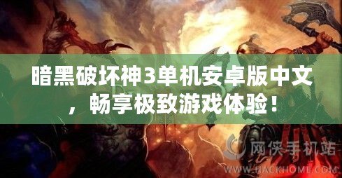 暗黑破壞神3單機(jī)安卓版中文，暢享極致游戲體驗(yàn)！