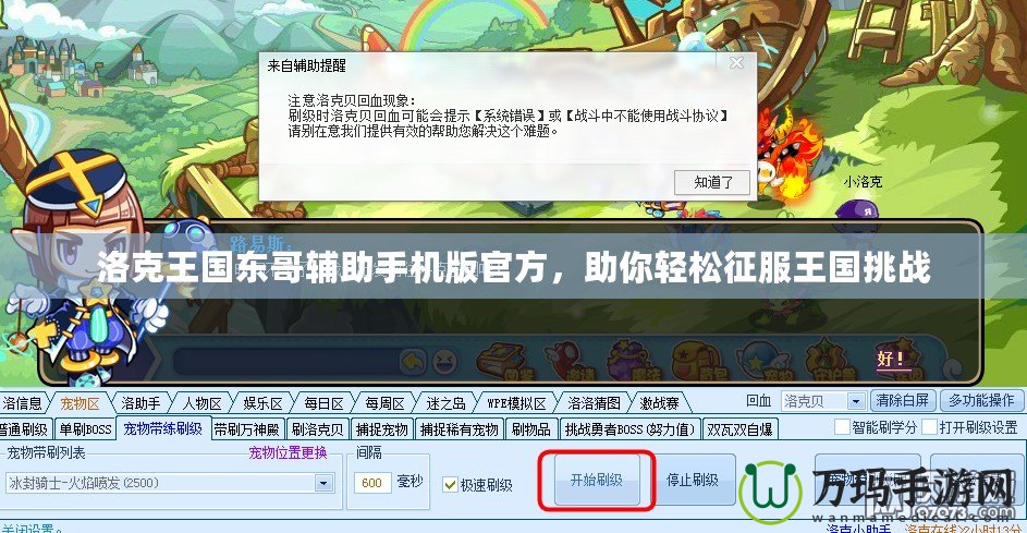 洛克王國東哥輔助手機(jī)版官方，助你輕松征服王國挑戰(zhàn)