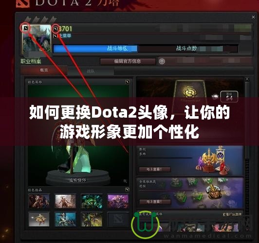 如何更換Dota2頭像，讓你的游戲形象更加個(gè)性化