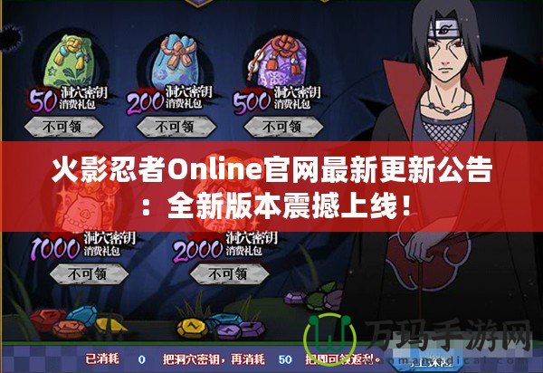 火影忍者Online官網(wǎng)最新更新公告：全新版本震撼上線！