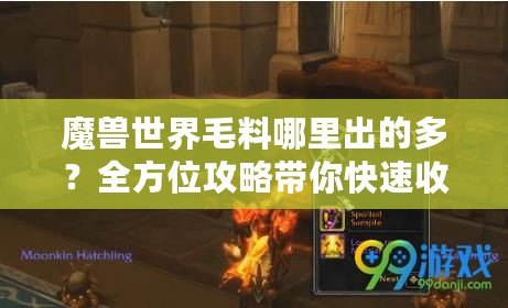 魔獸世界毛料哪里出的多？全方位攻略帶你快速收集！
