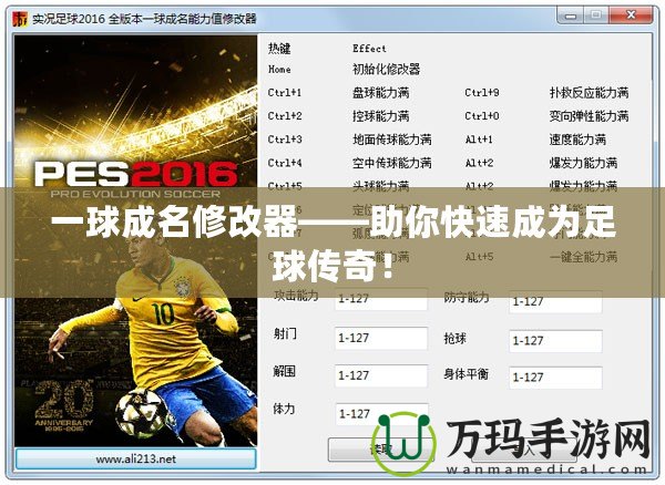 一球成名修改器——助你快速成為足球傳奇！