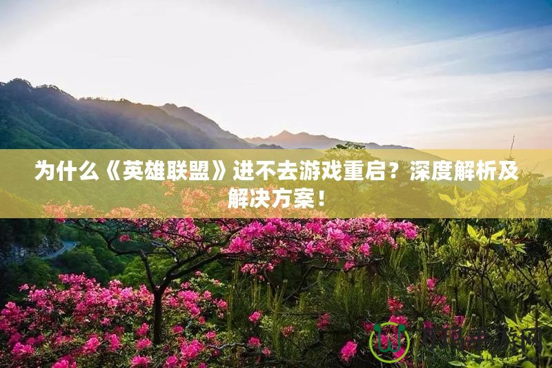 為什么《英雄聯(lián)盟》進(jìn)不去游戲重啟？深度解析及解決方案！