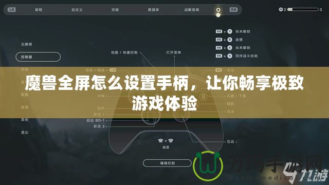 魔獸全屏怎么設(shè)置手柄，讓你暢享極致游戲體驗(yàn)