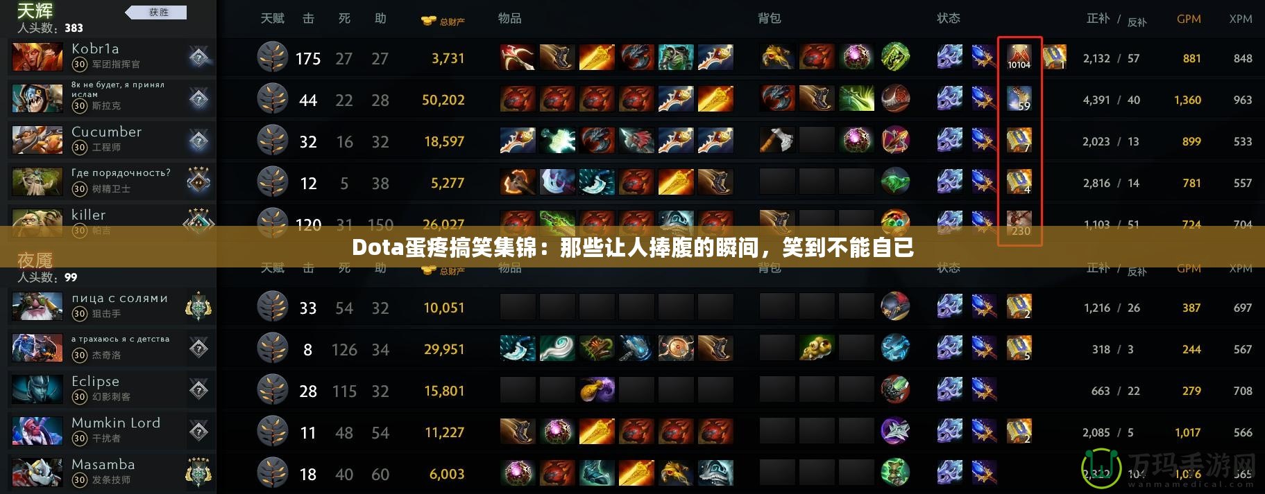 Dota蛋疼搞笑集錦：那些讓人捧腹的瞬間，笑到不能自已