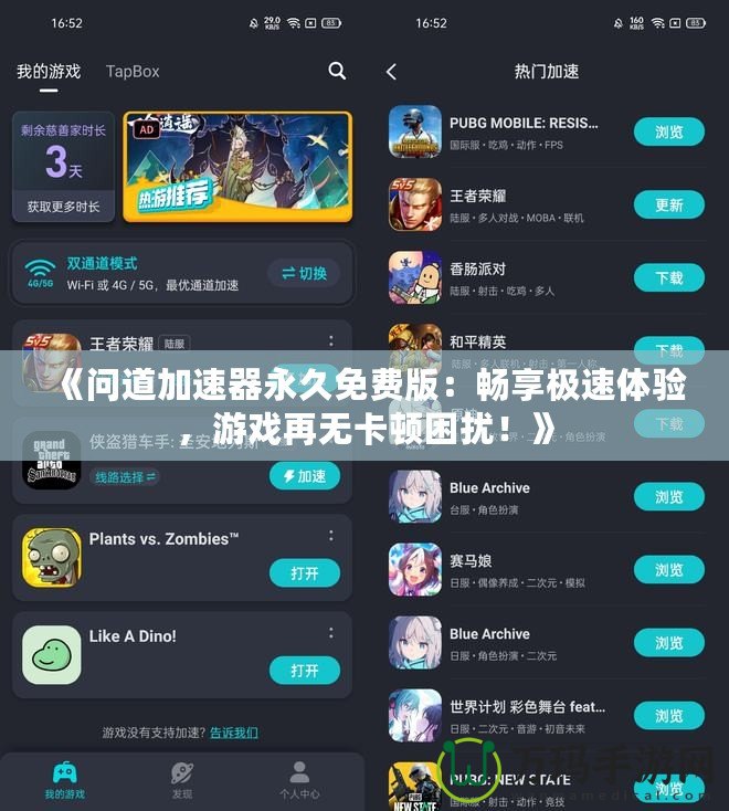 《問道加速器永久免費(fèi)版：暢享極速體驗(yàn)，游戲再無卡頓困擾！》