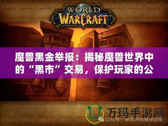 魔獸黑金舉報：揭秘魔獸世界中的“黑市”交易，保護玩家的公平競爭環(huán)境