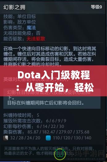 Dota入門級教程：從零開始，輕松上手