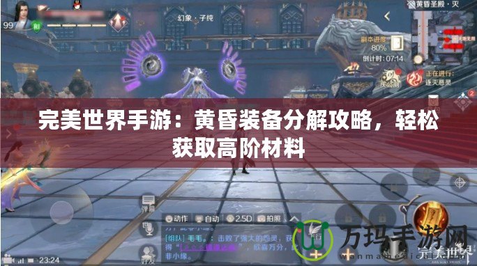 完美世界手游：黃昏裝備分解攻略，輕松獲取高階材料