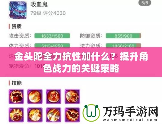 金頭陀全力抗性加什么？提升角色戰(zhàn)力的關(guān)鍵策略