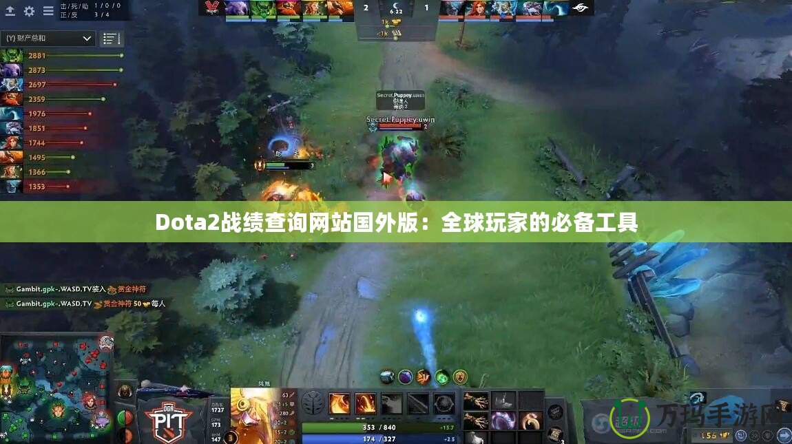 Dota2戰(zhàn)績查詢網(wǎng)站國外版：全球玩家的必備工具