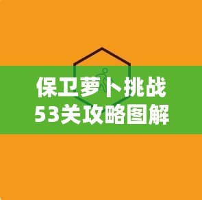 保衛(wèi)蘿卜挑戰(zhàn)53關(guān)攻略圖解法視頻，讓你輕松過關(guān)，秒殺敵人！