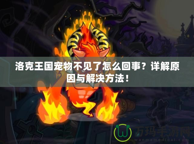 洛克王國(guó)寵物不見(jiàn)了怎么回事？詳解原因與解決方法！