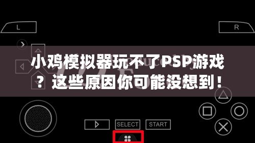 小雞模擬器玩不了PSP游戲？這些原因你可能沒想到！