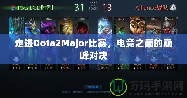 走進Dota2Major比賽，電競之巔的巔峰對決